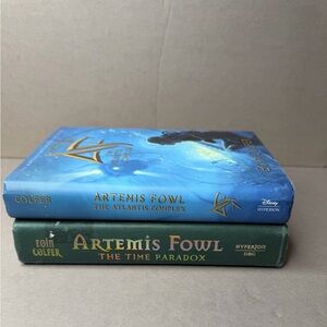 ARTEMIS FOWL BOOKS 6&7 ATLANTIS COMPLEX - TIME PARADOX By EOIN COLFER Hardcover